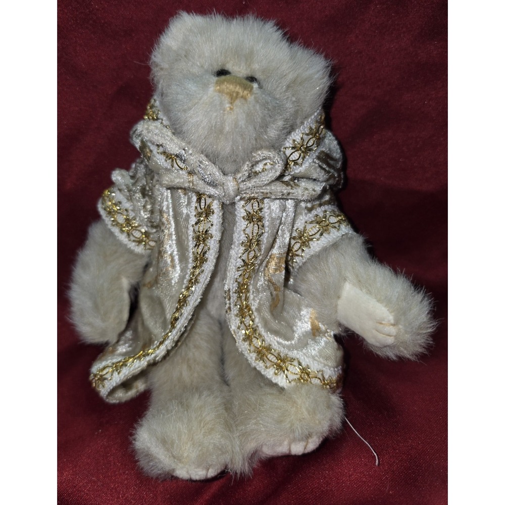 TY Beanie Babies Gwendolyn Bear Creme Gold Cape Attic Treasures 1993 Vintage
